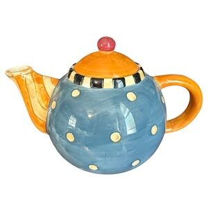 Colorful Polka Dot Teapot